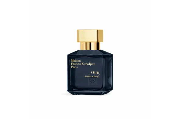 Frasco de perfume de nicho con oud